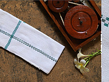Swavalamban ◉ Handwoven ◉ Cotton Napkins ◉ 2 { white }